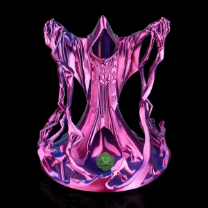 Mystischer Zauberer Würfelturm – 20 cm Dice Tower für DnD & Tabletop