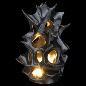 Design-Tischlampe „Living Core“ – 23 cm | Skulpturale Lichtform