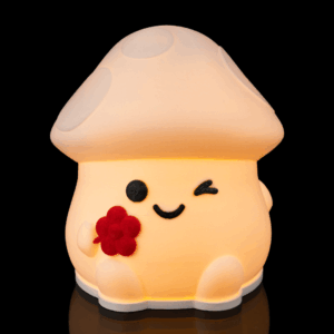 Mushroom Night Light – Pilz Tischlampe mit Blume