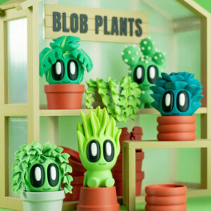 Blob Plants – 9er-Set mit Aufsteller