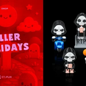 Killer Holidays Figur – Grim Reaper Mini Figur | Halloween Deko | Auswahlmodell | 3D Druck aus Deutschland